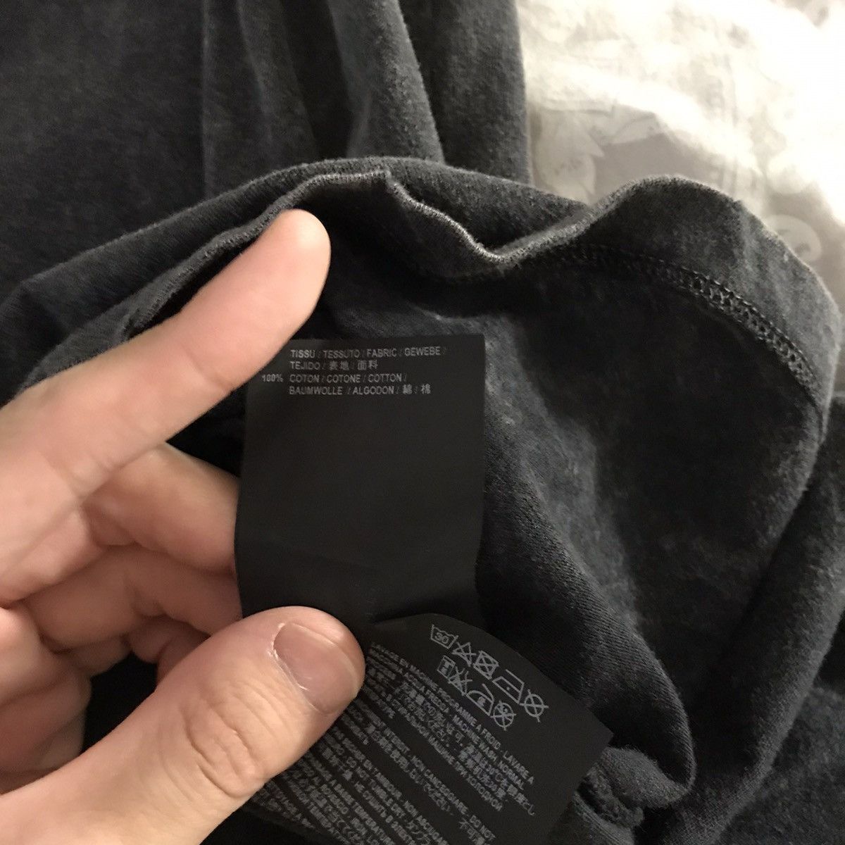 Saint Laurent Paris Saint Laurent Paris Grey Rive Gauche T shirt Size US M / EU 48-50 / 2 - 6 Thumbnail