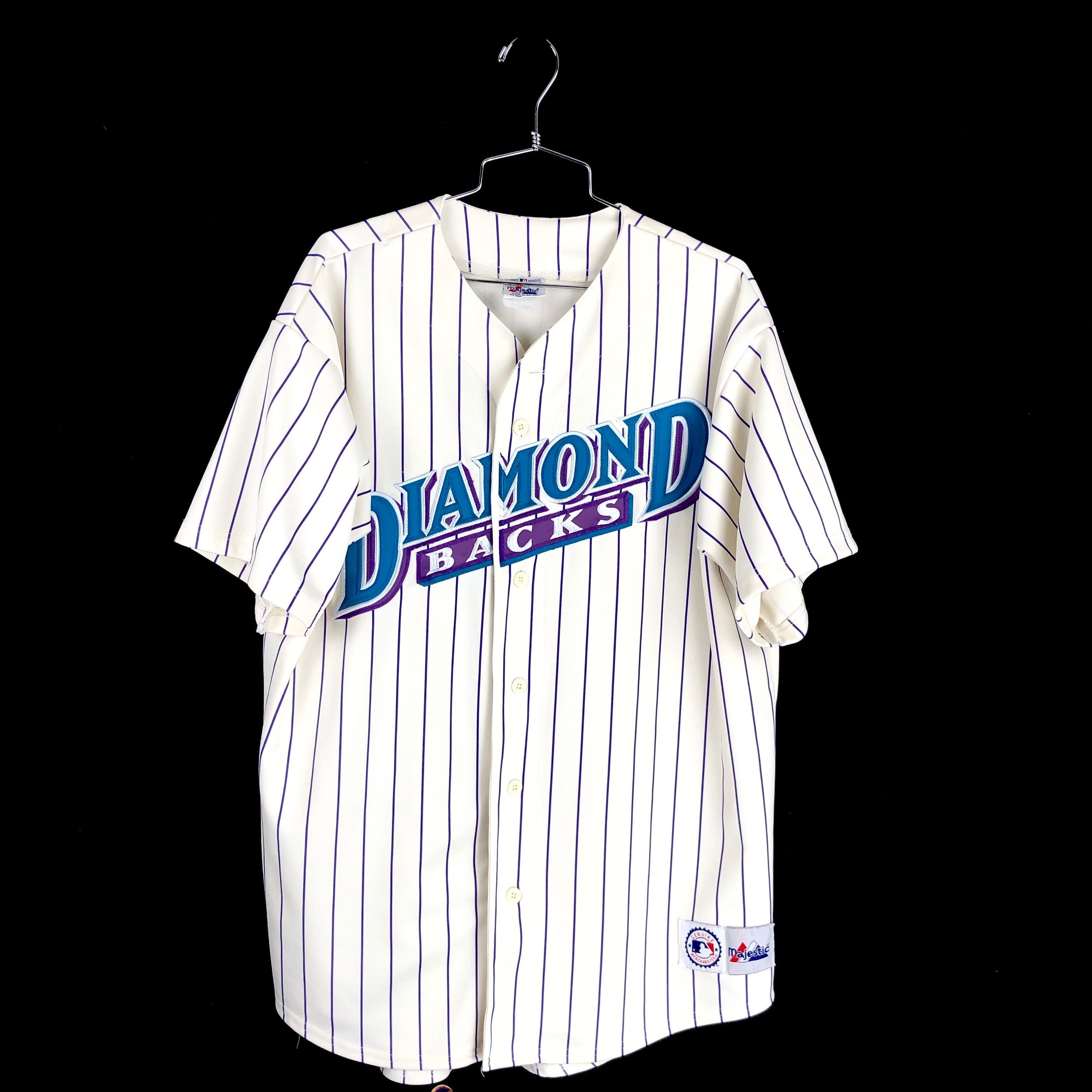 90s Arizona Diamondbacks Pinstripe MLB t-shirt Medium - The Captains Vintage