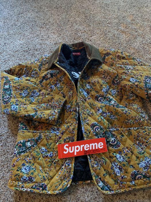 Supreme Supreme Quilted Paisley Jacket - Mustard - L | Grailed