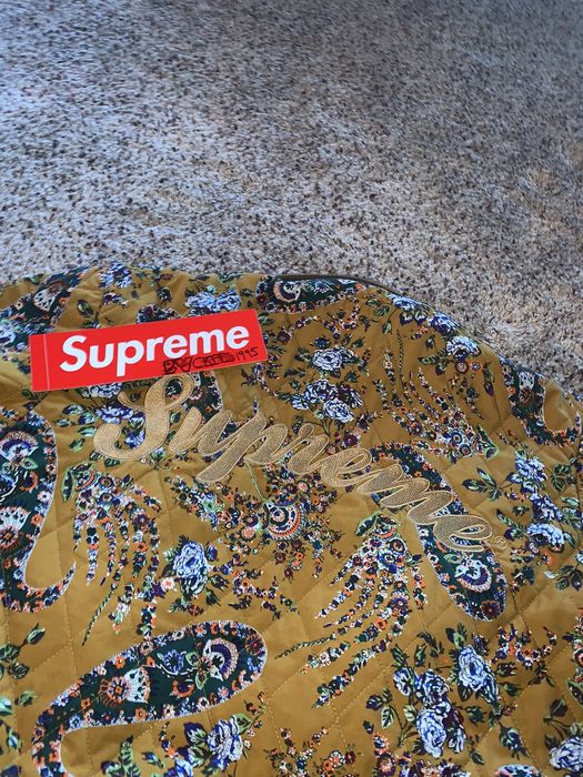 Supreme Supreme Quilted Paisley Jacket - Mustard - L | Grailed