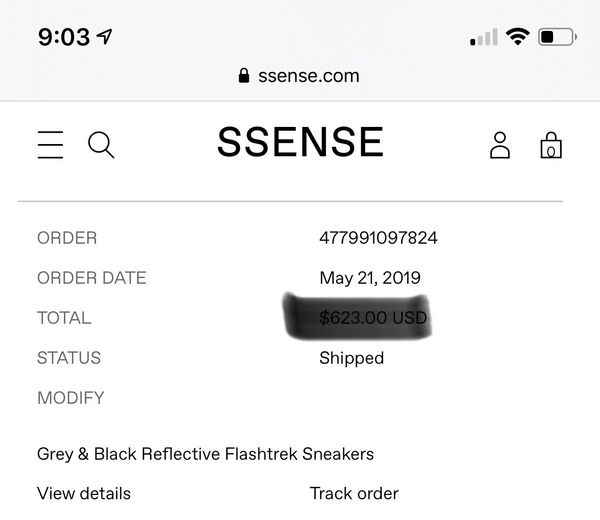 Gucci order discount status