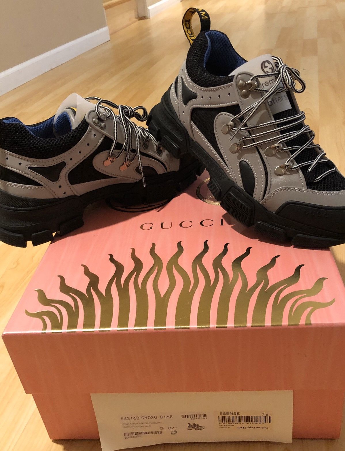 Gucci shoes ssense hot sale
