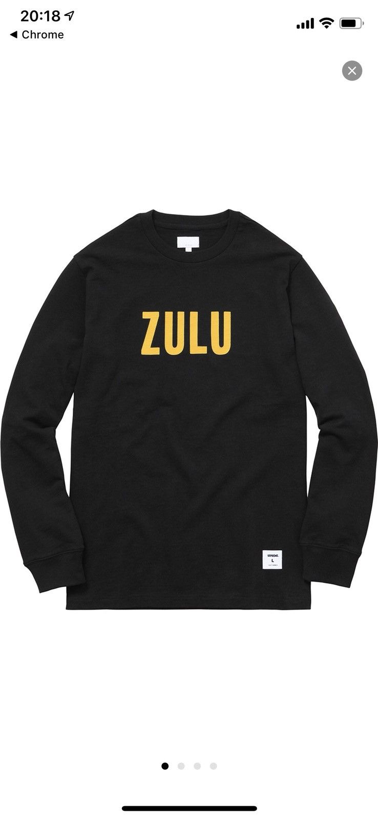Supreme Supreme Zulu Long Sleeve Top Size US L / EU 52-54 / 3 - 3 Thumbnail