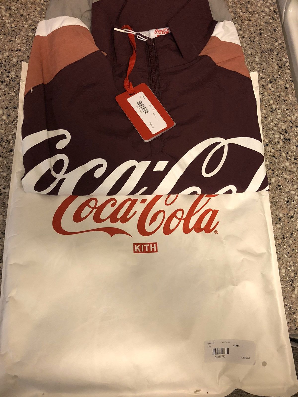 Kith Kith x Coca-Cola Quarter-Zip Nylon Windbreaker | Grailed