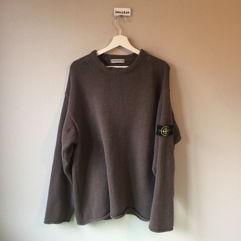 Stone Island Stone Island Vintage Knit Sweater Size US L / EU 52-54 / 3 - 1 Thumbnail