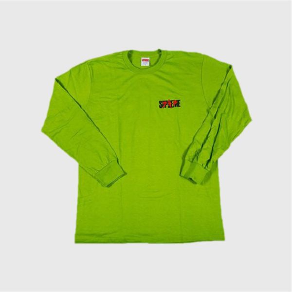 Supreme Supreme X Akira Neo Tokyo Long Sleeve Tee Lime Green FW17