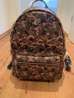 Bape Mcm Camo Backpack