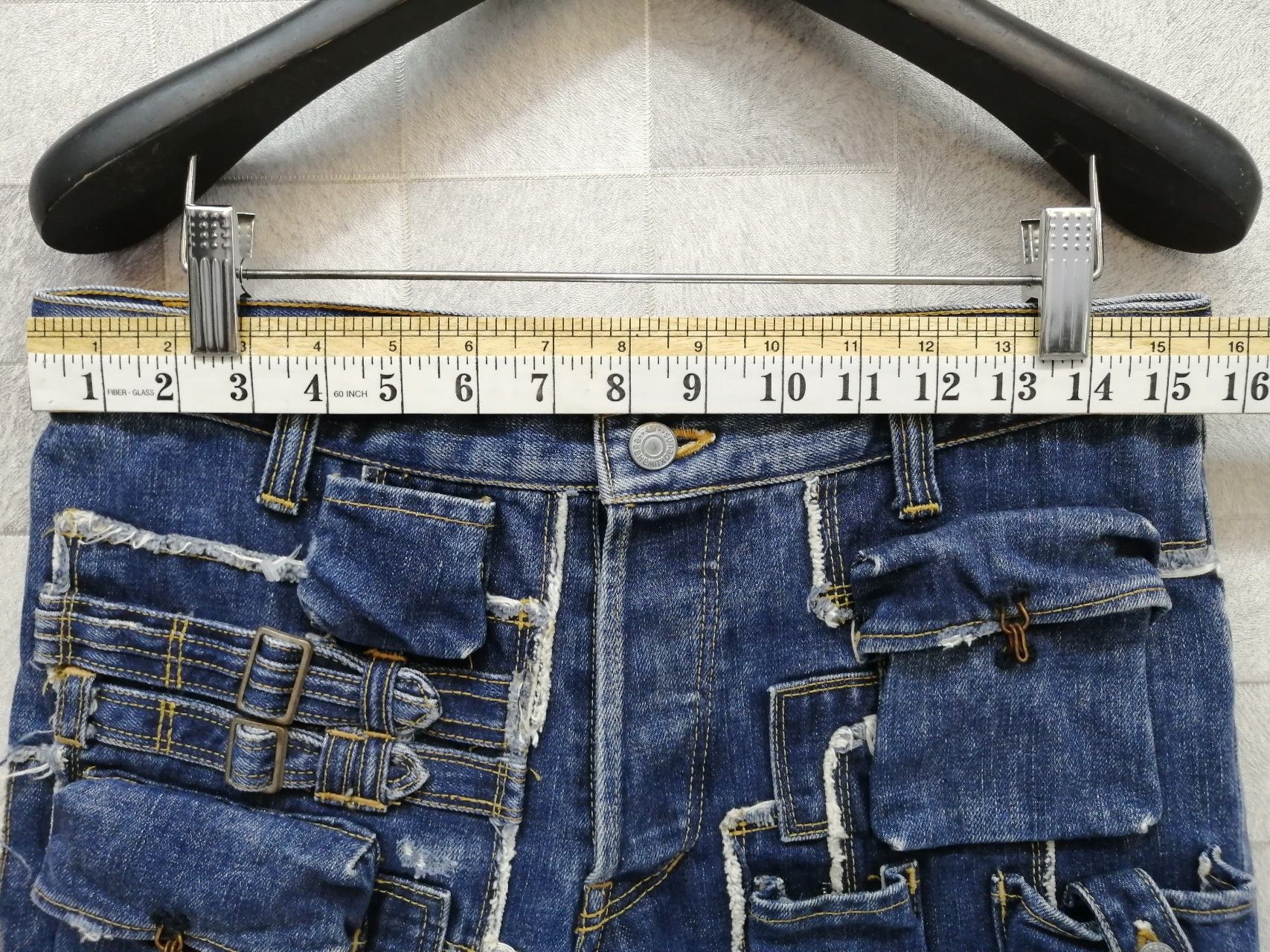 Designer × Issey Miyake × Japanese Brand SUNAO KUWAHARA DISTRESSED SHORTS Ex Issey Miyake Designer Size US 30 / EU 46 - 3 Thumbnail
