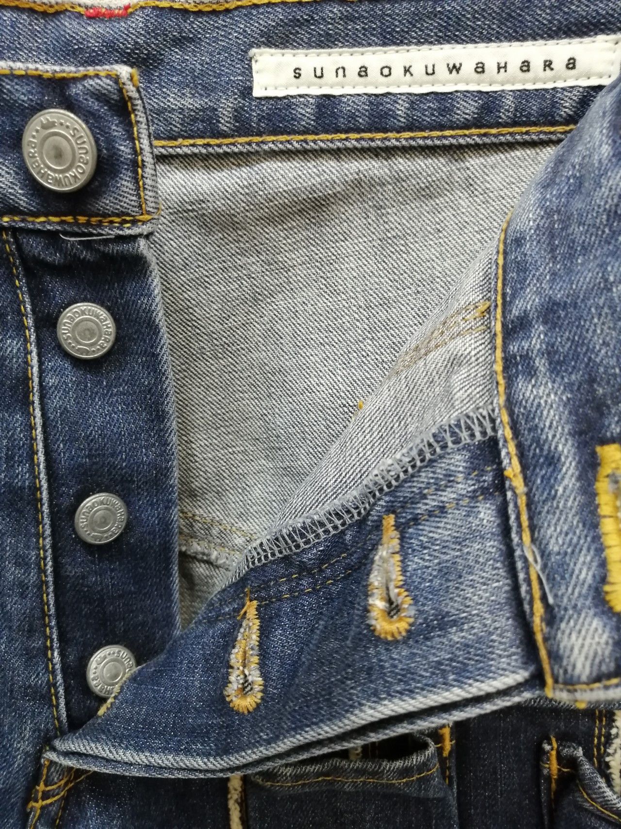 Designer × Issey Miyake × Japanese Brand SUNAO KUWAHARA DISTRESSED SHORTS Ex Issey Miyake Designer Size US 30 / EU 46 - 5 Thumbnail