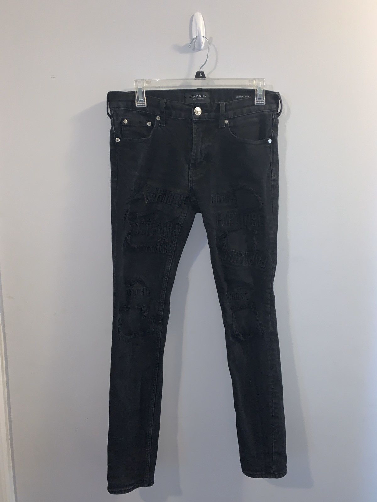 Pacsun Paradise black Jeans | Grailed