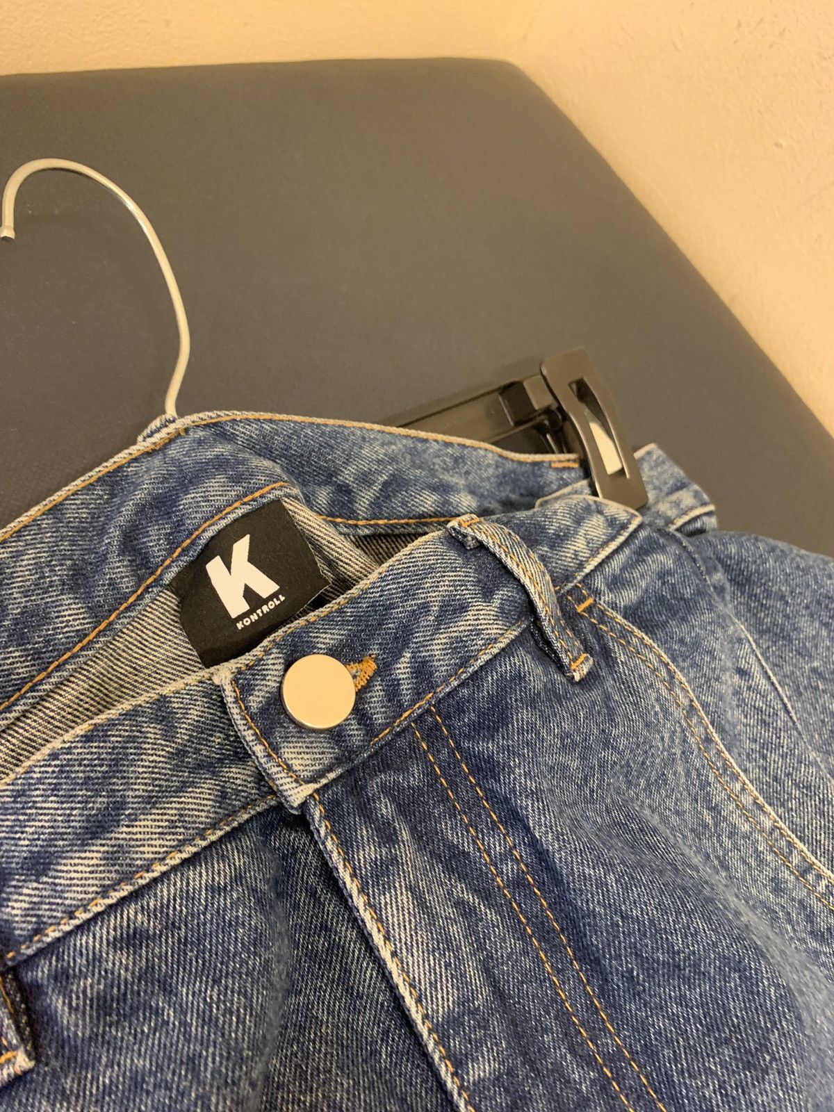 Kappa Kappa x Kontrol Embroidered Trim Denim Size US 34 / EU 50 - 8 Thumbnail