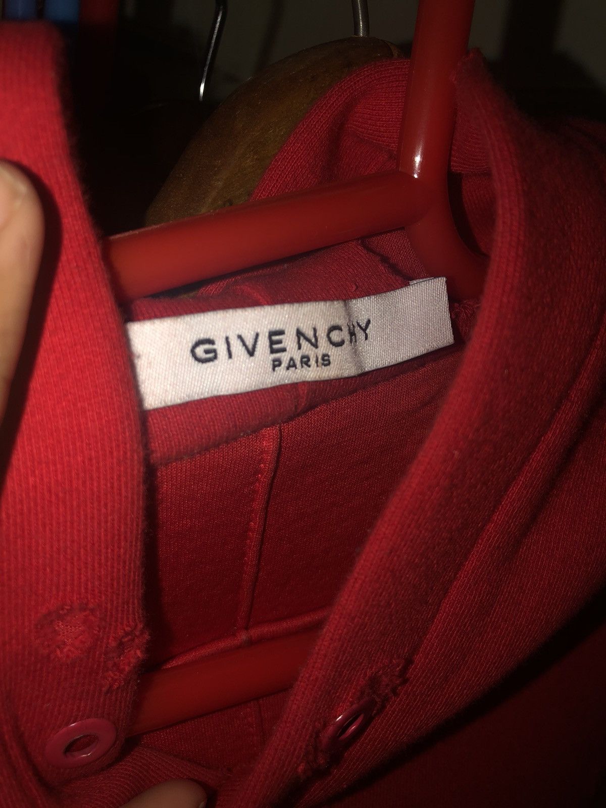 Givenchy Givenchy Red destroyed hoodie Size US M / EU 48-50 / 2 - 2 Preview