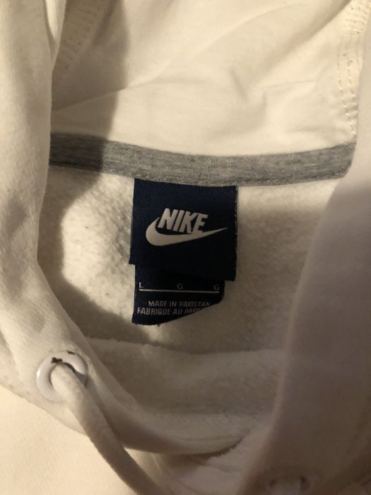 Nike White Nike hoodie Size US L / EU 52-54 / 3 - 2 Preview