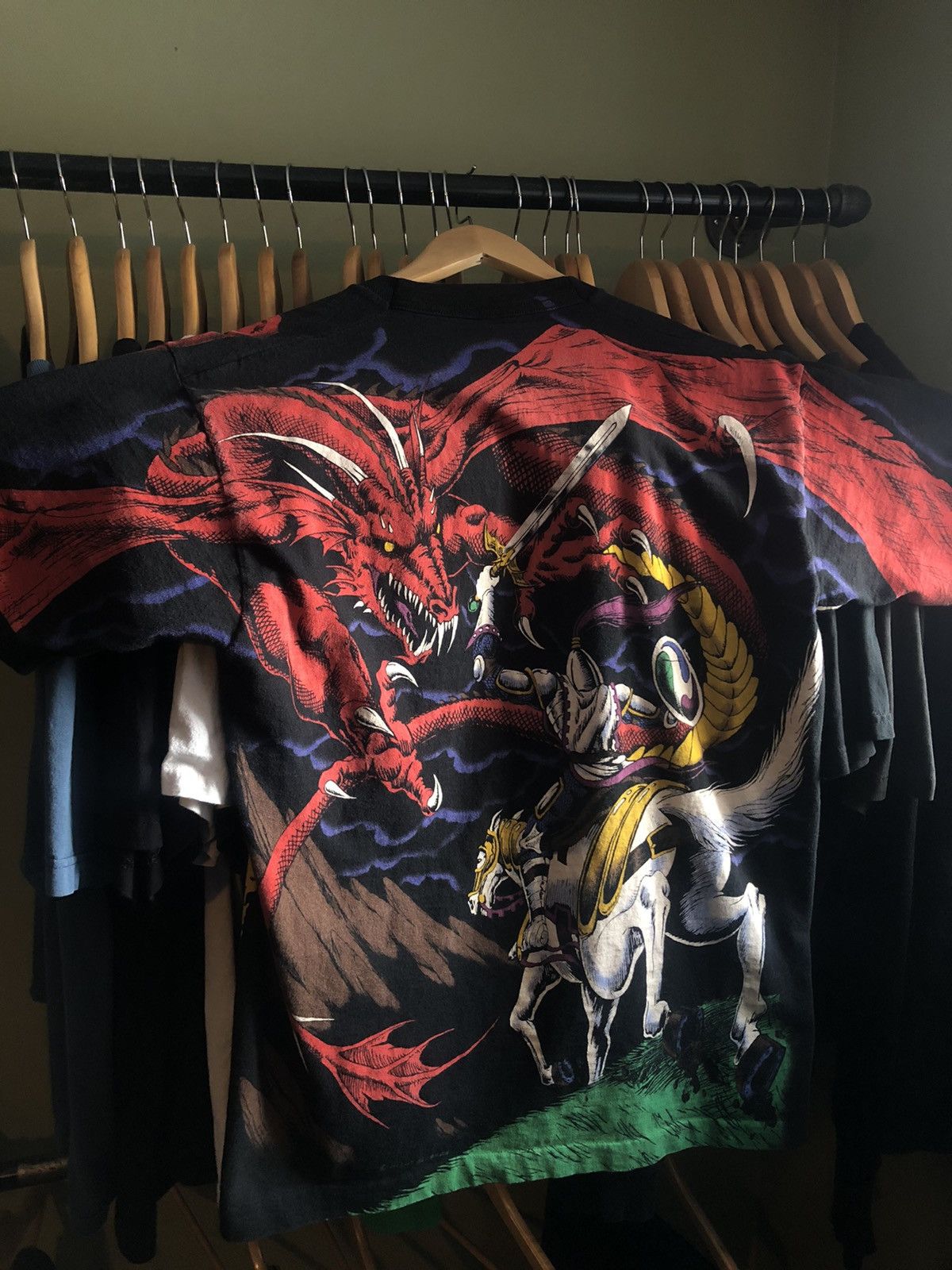 Liquid Blue × Vintage Vintage 1993 Liquid Blue Dragon Slayer Tee Size US L / EU 52-54 / 3 - 2 Thumbnail