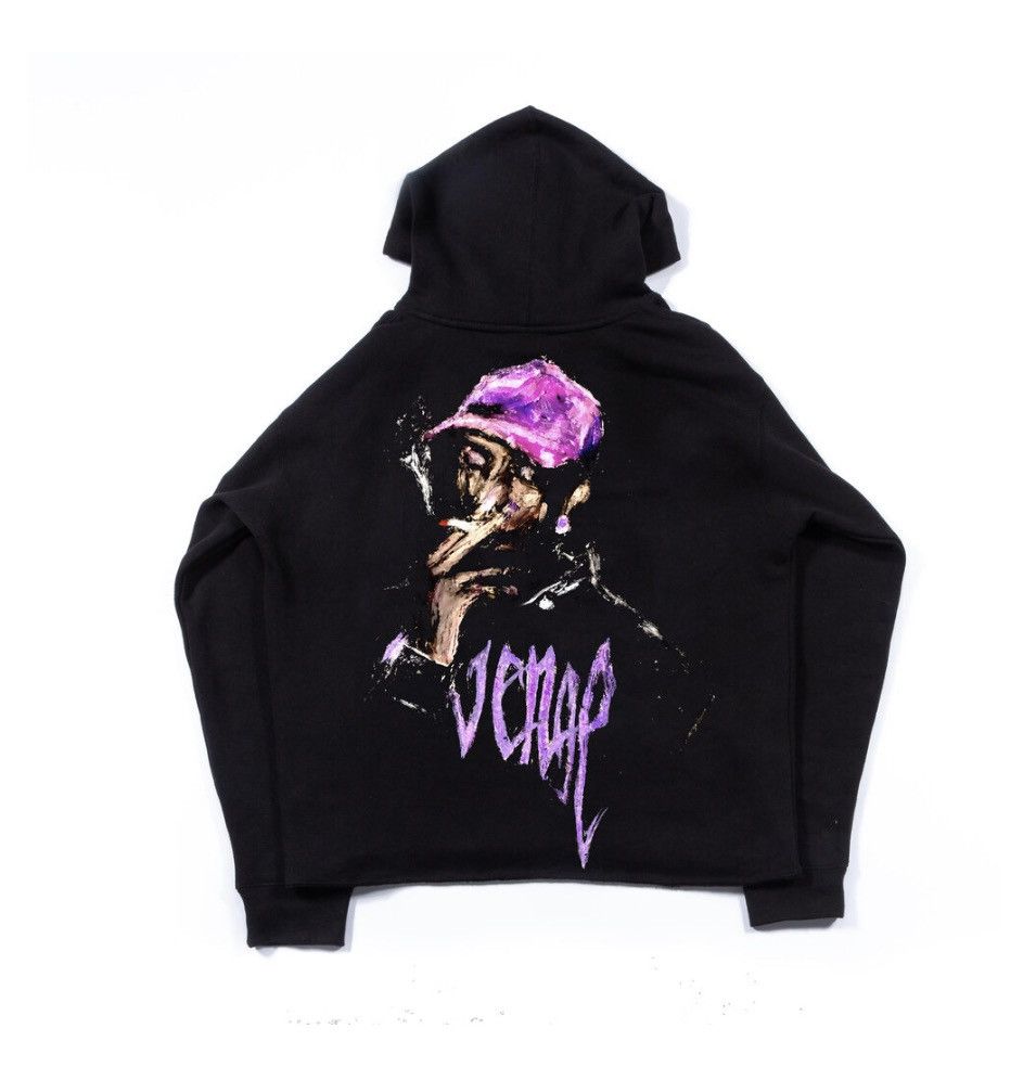 Revenge Revenge Gallery Smoke Black Ski Mask Hoodie Purple Large Grailed
