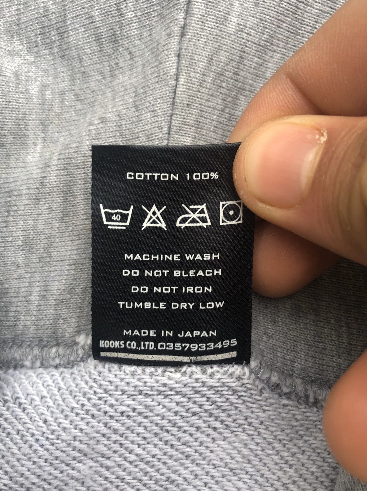 Number (N)ine 2003 Rope Strap Detail Heather Grey Number Number (N)ine 2003 Rope Strap Detail Heather Grey Number