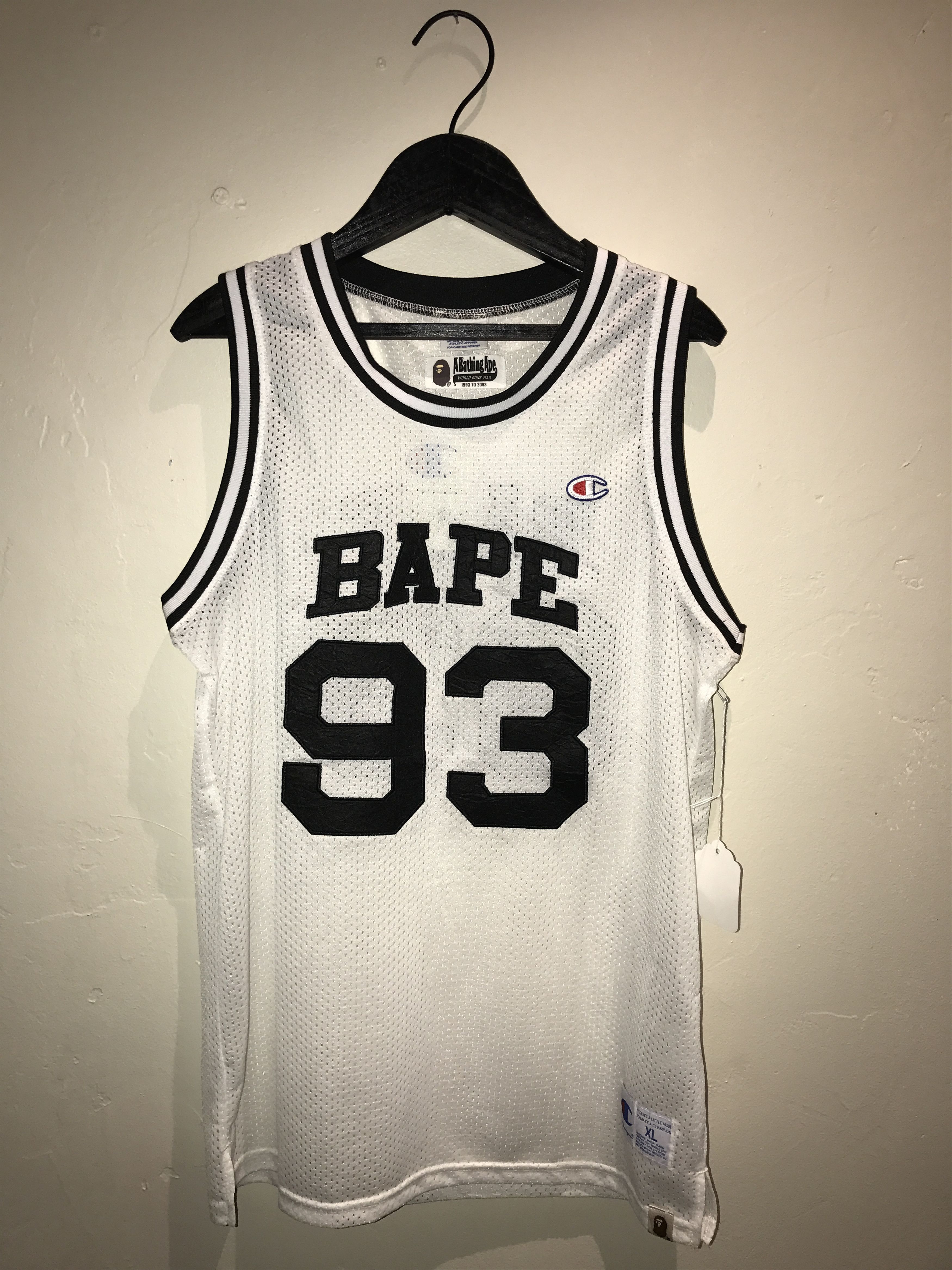 Vintage A Bathing ape 93 Jersey BASKETBALL COLLECTION (L) GTMC914