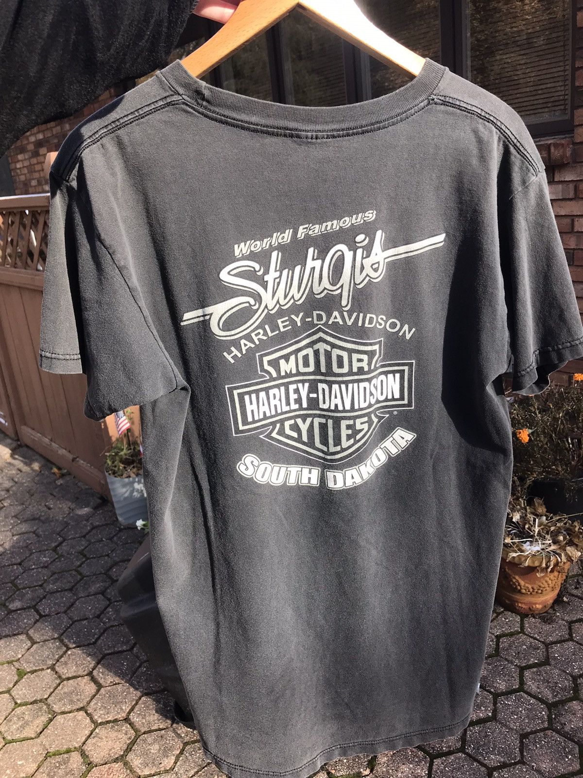 Vintage Harley Davidson 2003 Sturgis North Dakota T shirt Size US L / EU 52-54 / 3 - 4 Thumbnail