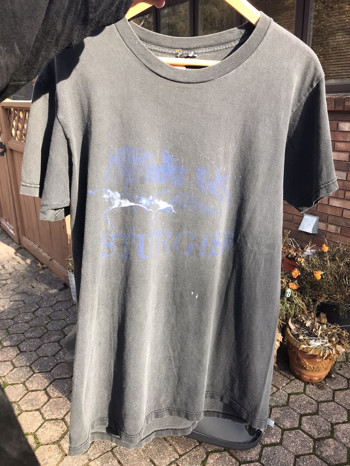 Vintage Harley Davidson 2003 Sturgis North Dakota T shirt Size US L / EU 52-54 / 3 - 3 Thumbnail
