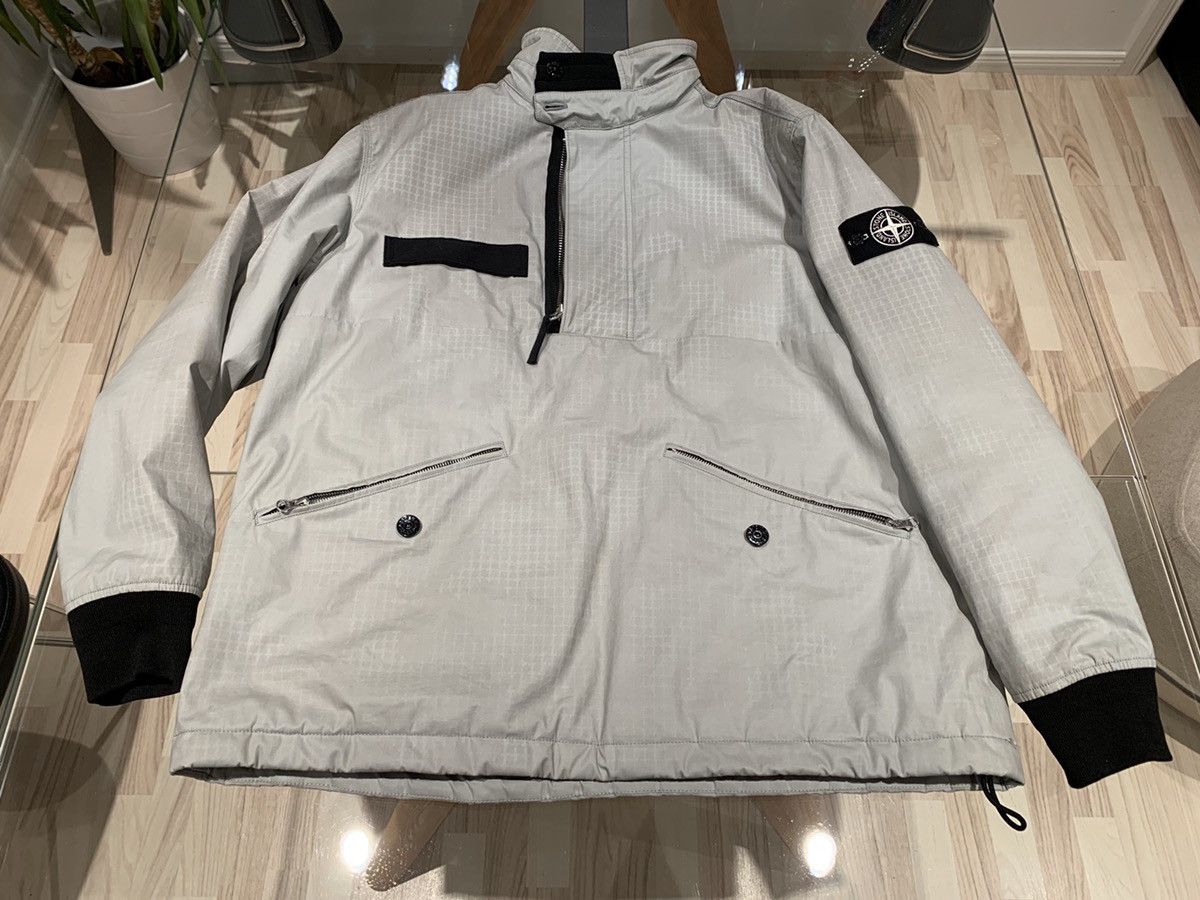 Stone Island Stone Island Ice jacket SI grid check camo Grailed
