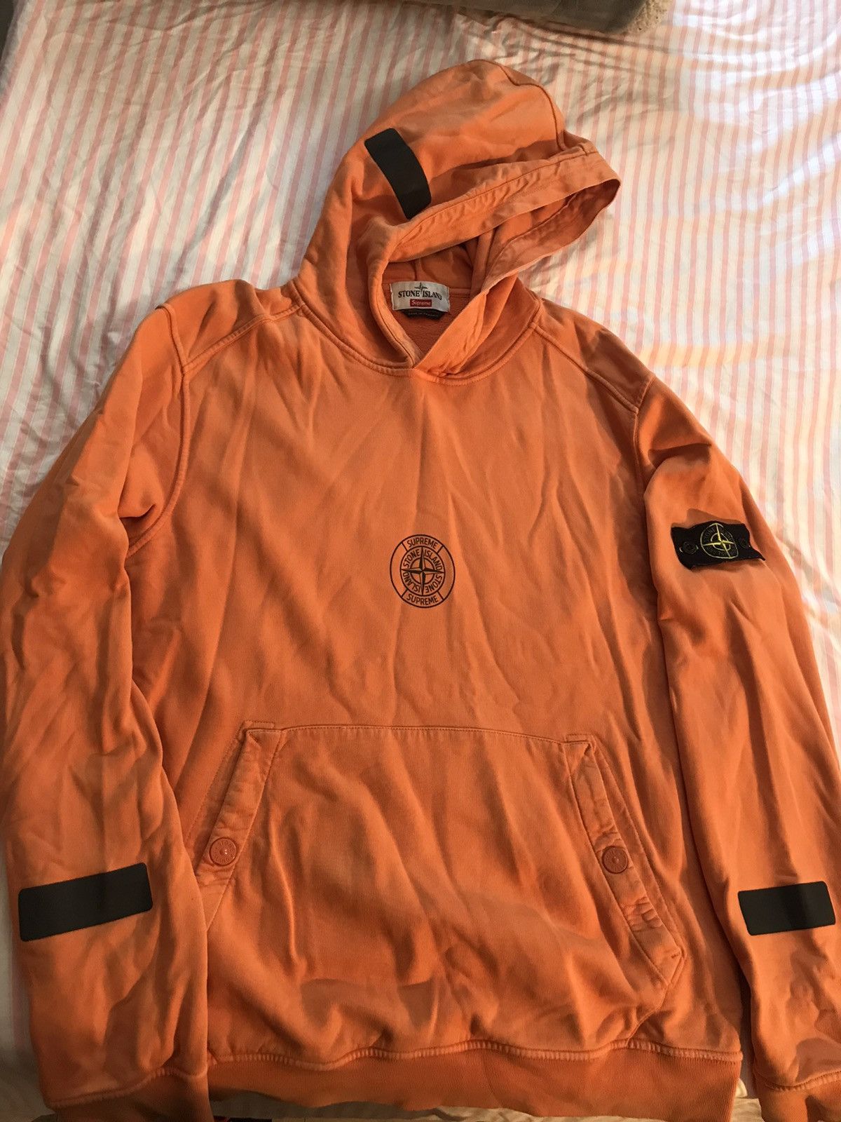 Stone Island × Supreme Supreme X Stone Island Hoodie XL Grailed