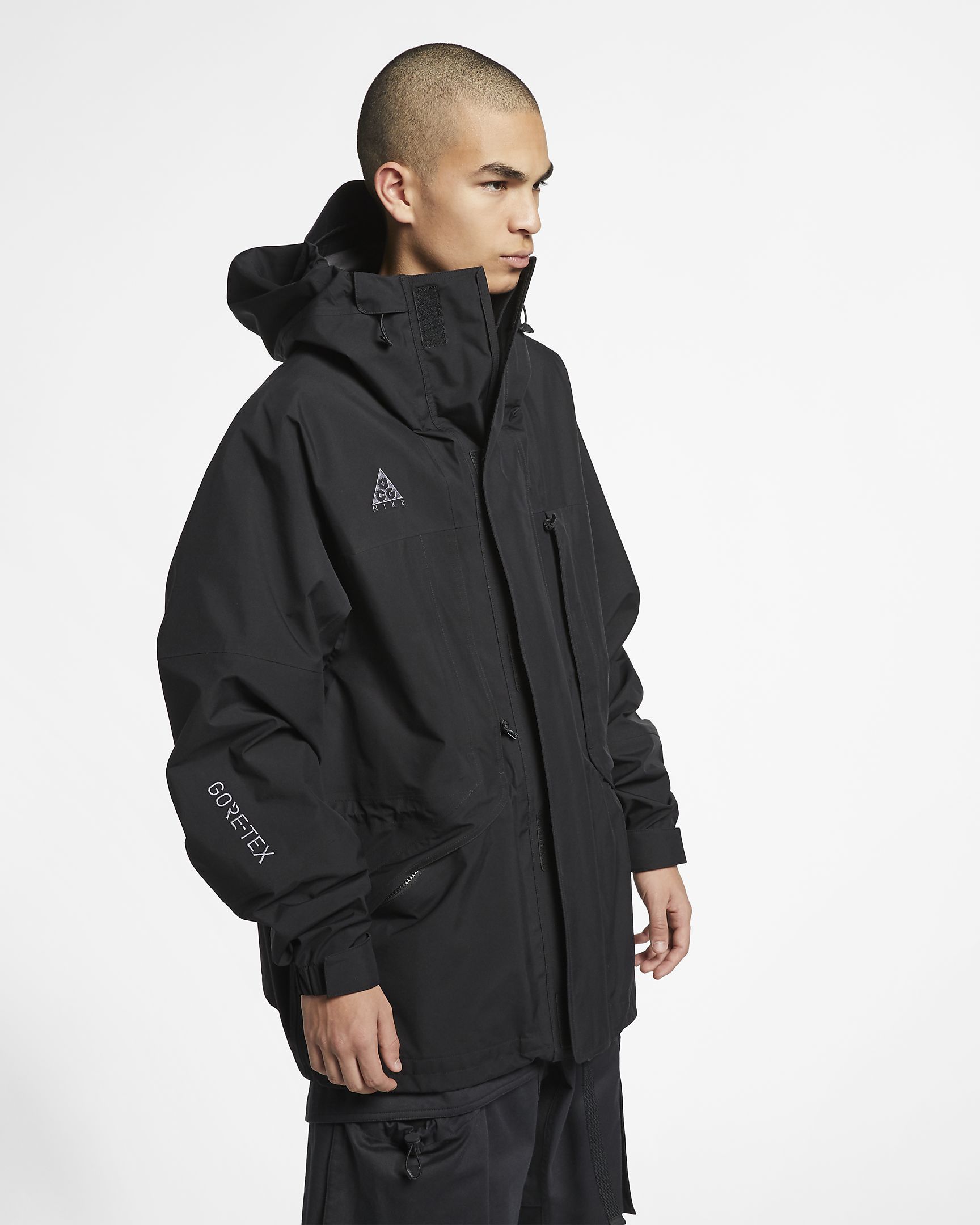 Goretex NikeLab ACG Gore Tex Jacket Black Grailed