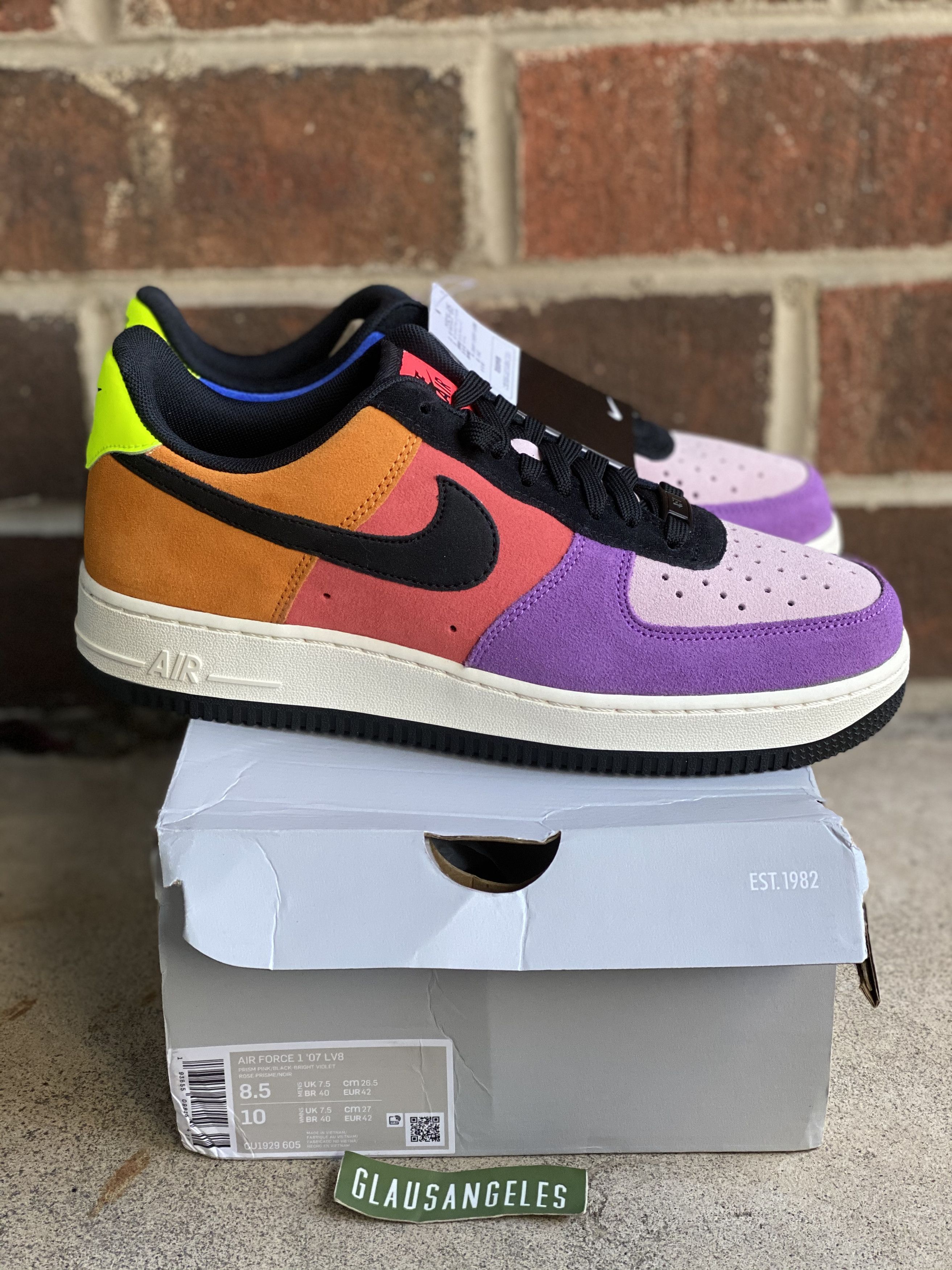 Nike × atmos NIKE POP THE STREET AIR FORCE 1 ’07 LV8 Size US 8.5 / EU 41-42 - 3 Thumbnail