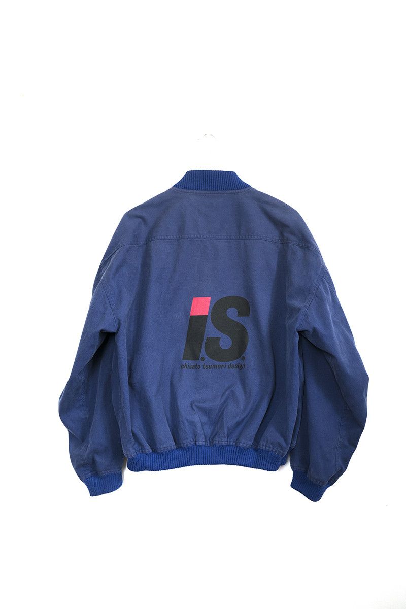 Issey Miyake AW 1984 Issey Sport I.S Cotton Blue bomber jacket Grailed