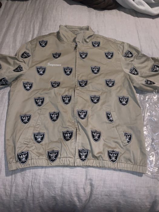 Raiders cheap supreme jacket