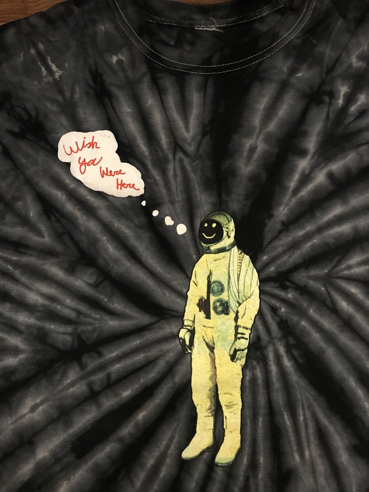 Travis Scott Travis Scott Astroworld Tour Astronaut Black Tie-Dye Tee Size US L / EU 52-54 / 3 - 2 Thumbnail