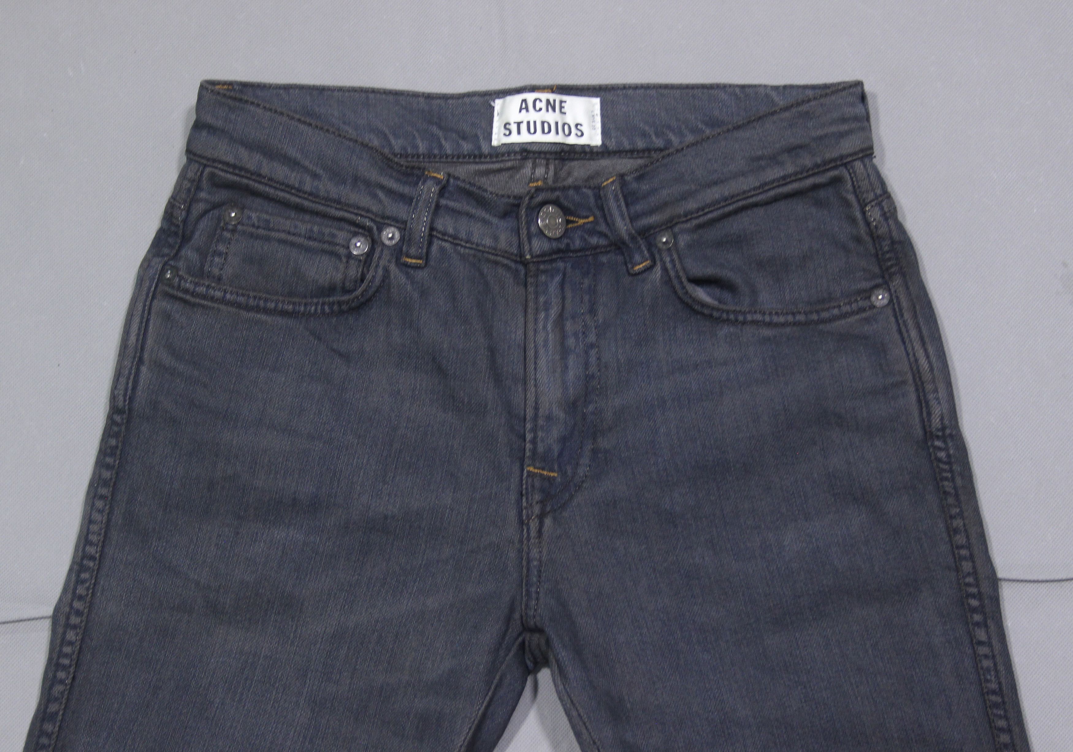 Acne Studios Ace Coal Stretch Jeans Size US 29 - 3 Thumbnail