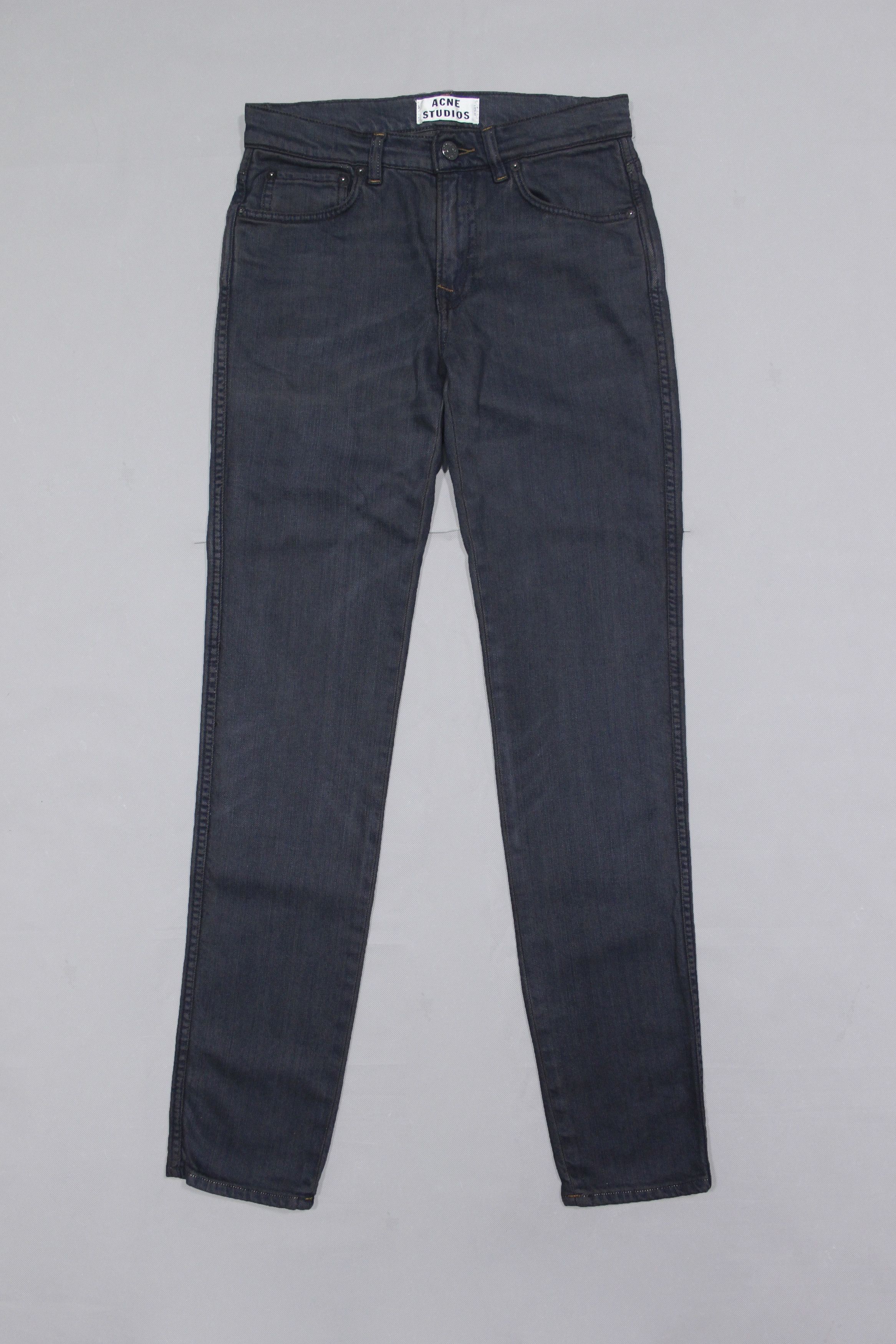 Acne Studios Ace Coal Stretch Jeans Size US 29 - 1 Thumbnail