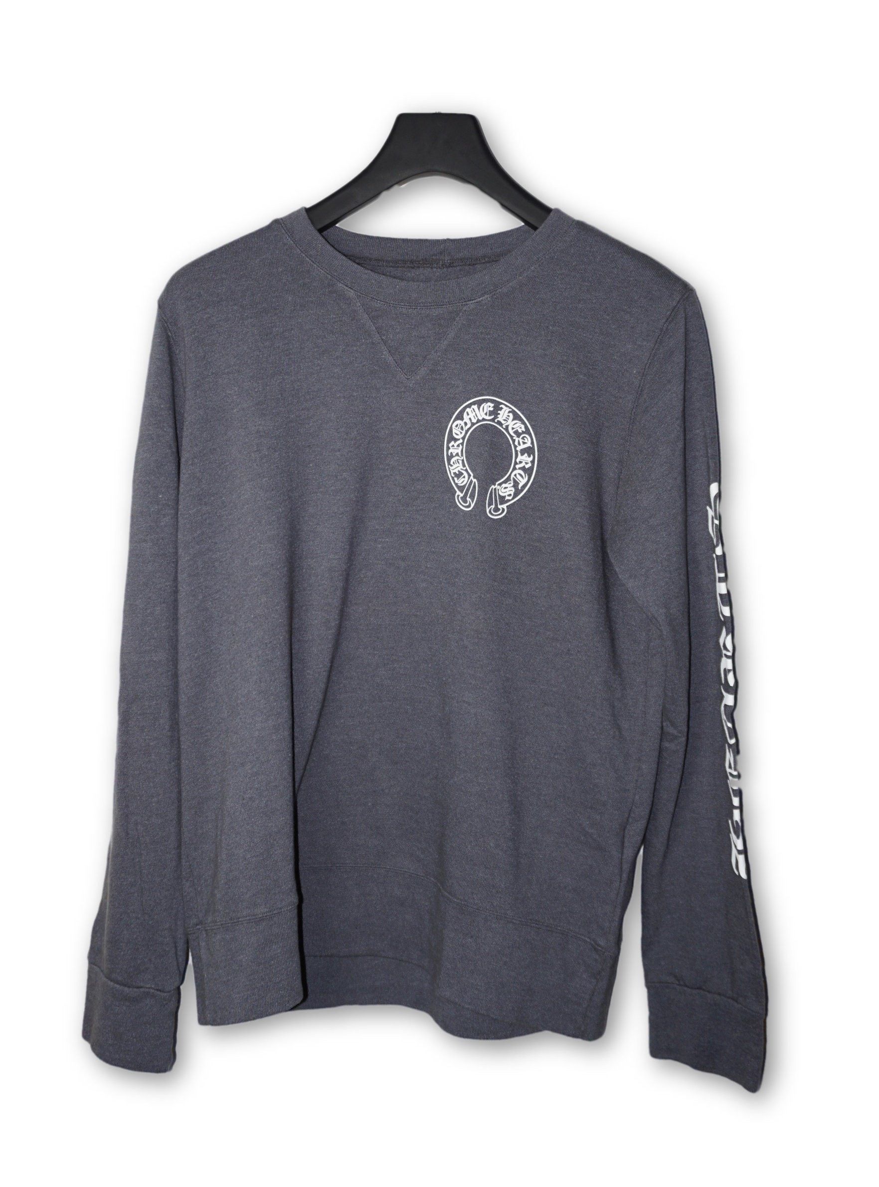 Chrome Hearts CHROME HEARTS GREY PULLOVER SWEATSHIRTS | Grailed