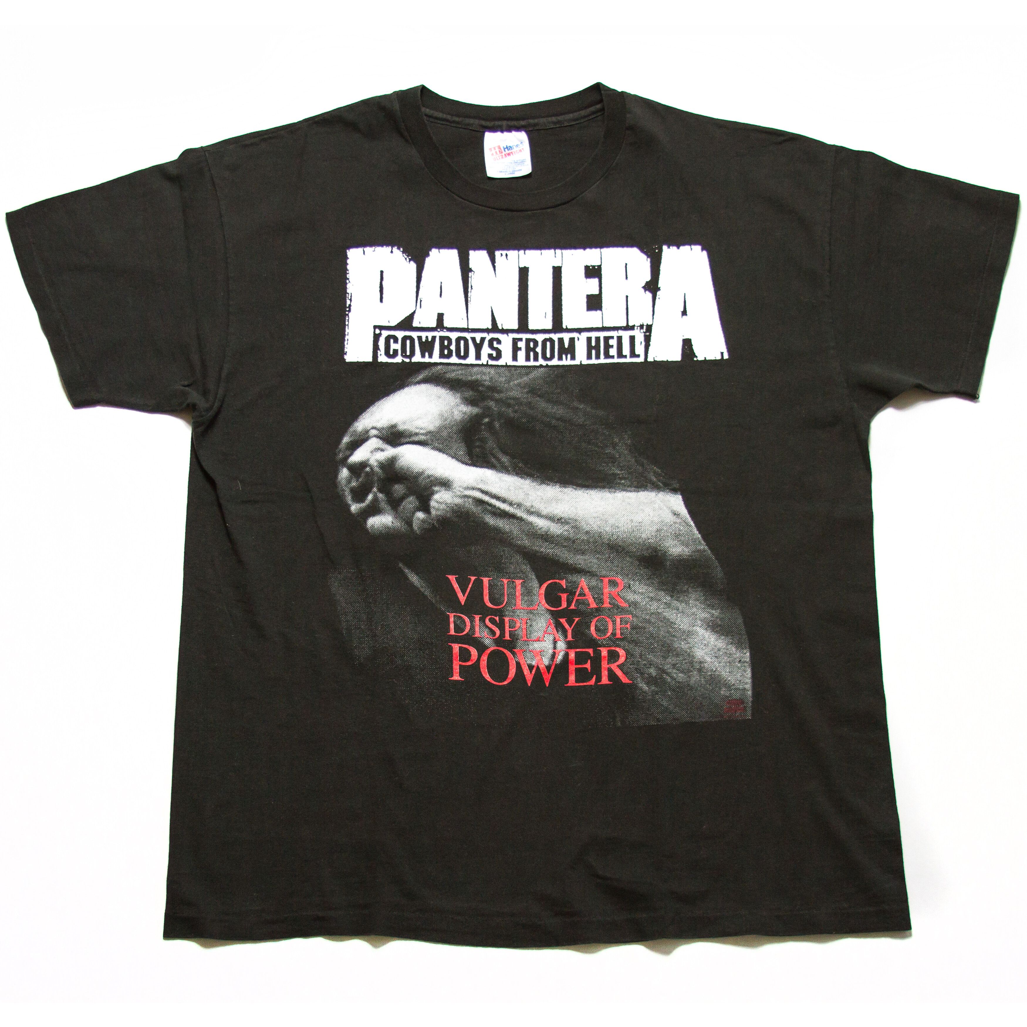 Vintage Pantera "Cowboys From Hell" T-Shirt Size US XL / EU 56 / 4 - 1 Preview