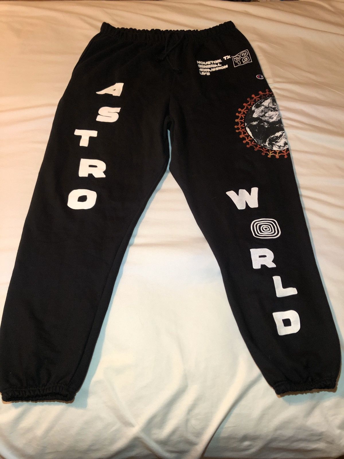 Champion ASTROWORLD Thrills and Chills Sweatpants XXL Grailed