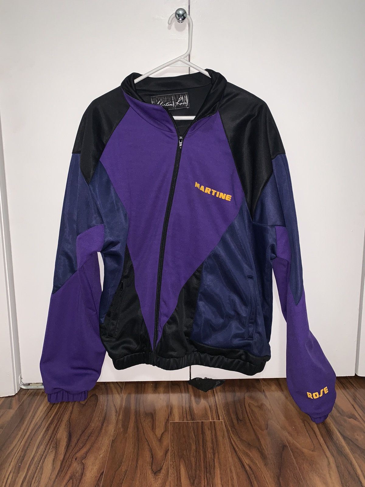 Martine Rose Twisted Purple Track Top Jacket Grailed