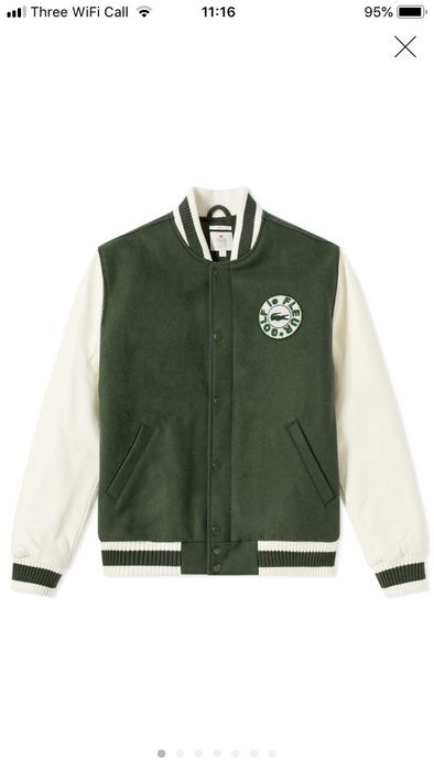 Lacoste x golf le fleur two tone varsity online jacket