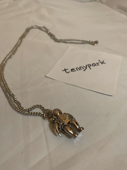 Spotted while shopping on Poshmark: LV GALAXY ASTRONAUT NECKLACE- ULTRA  RARE FIND! #p…