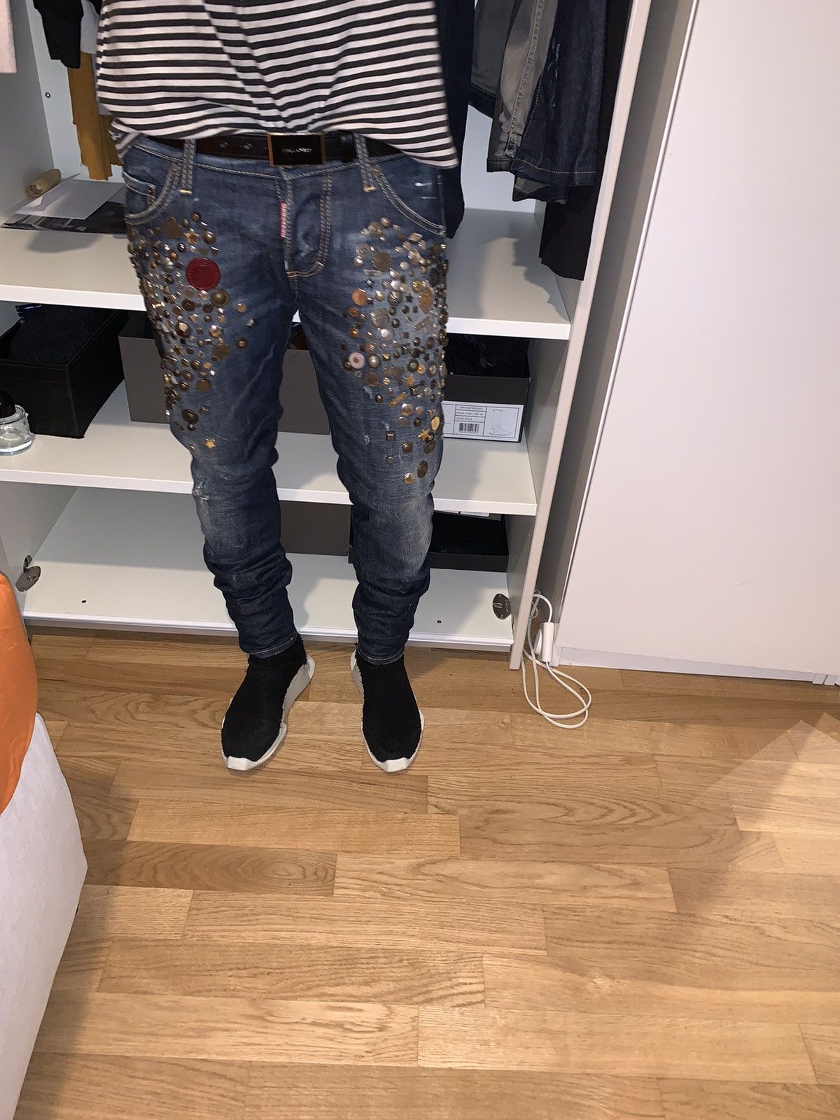 Dsquared2 Dsquared Metal Plaque Clement Fit Jeans, SZ 48IT | Grailed