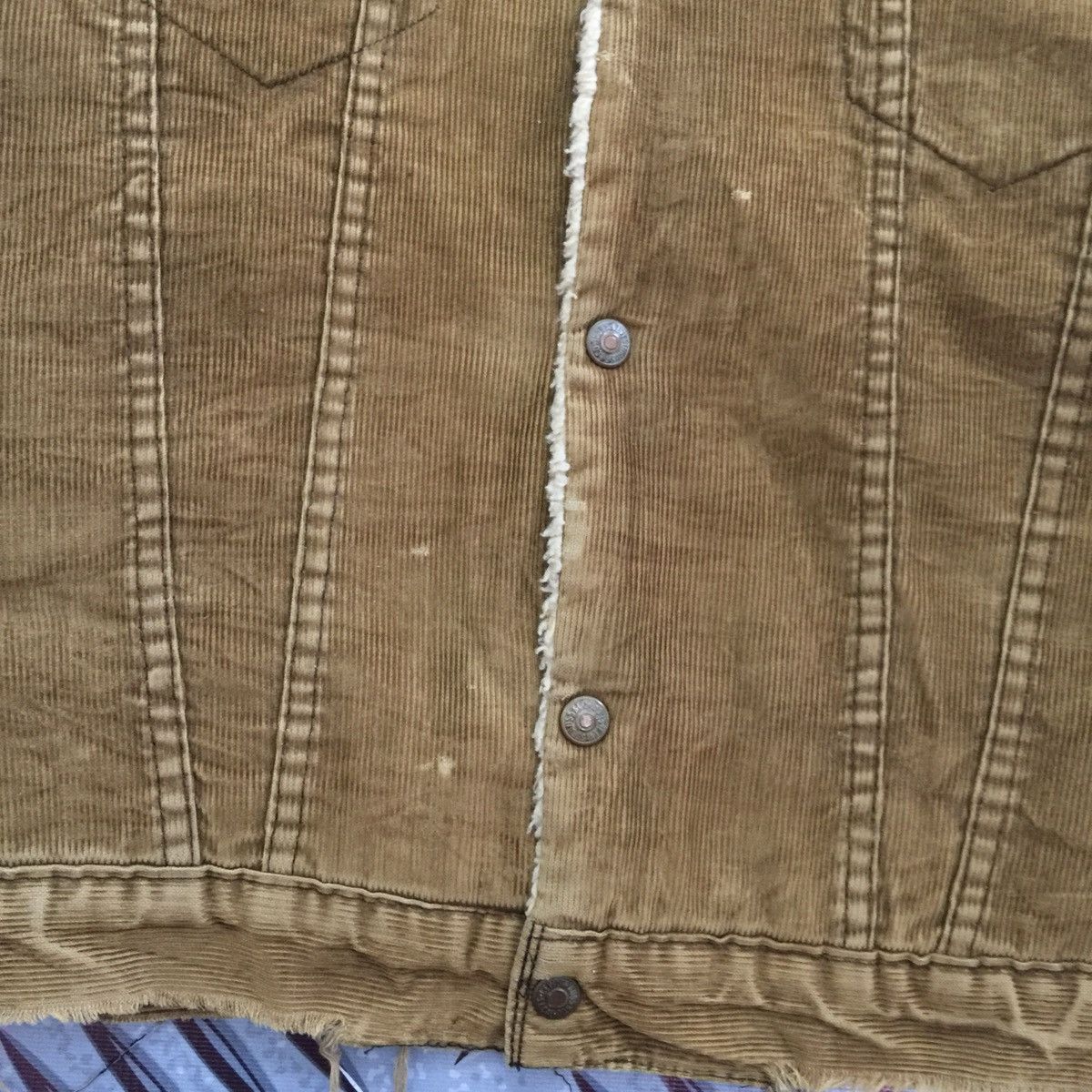 Levi's Levis Distress Corduroy Fleece Inning Khakis Size US M / EU 48-50 / 2 - 6 Thumbnail
