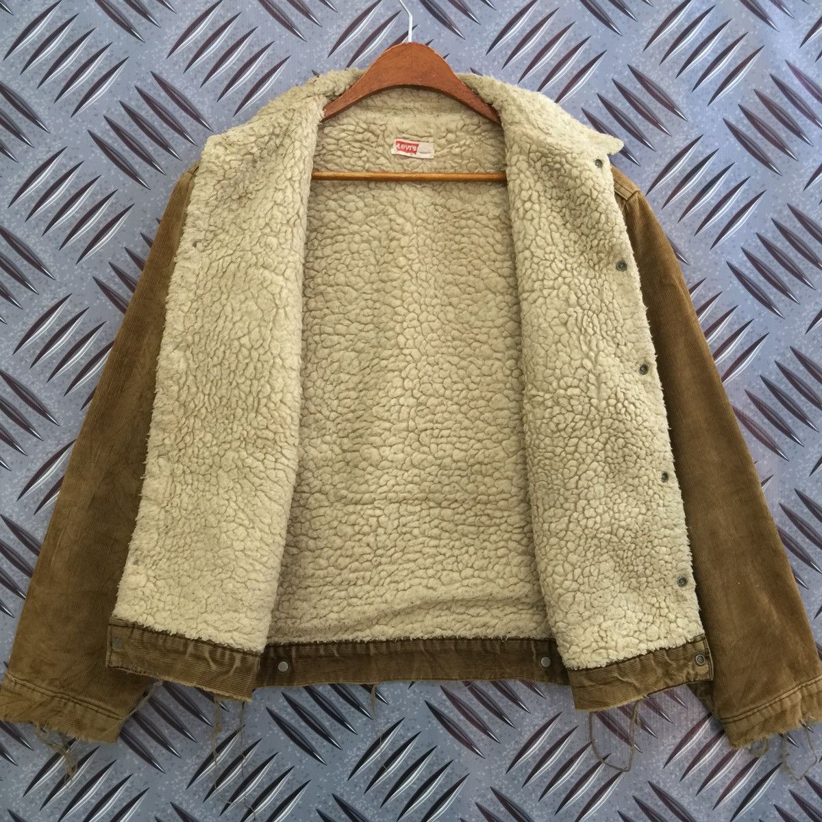 Levi's Levis Distress Corduroy Fleece Inning Khakis Size US M / EU 48-50 / 2 - 4 Thumbnail