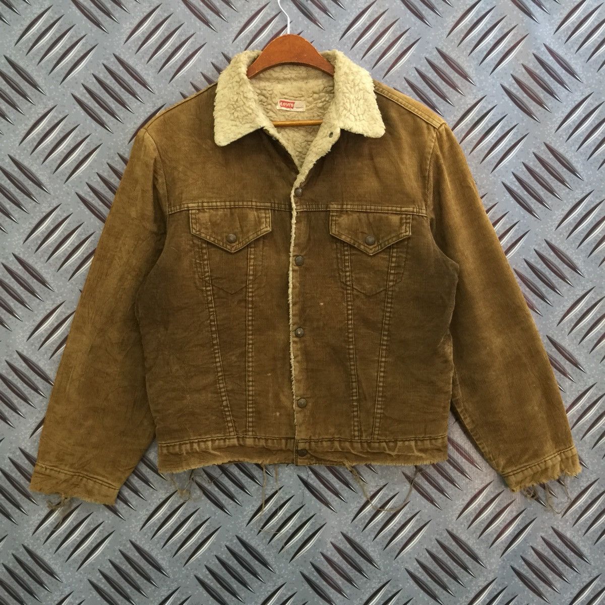 Levi's Levis Distress Corduroy Fleece Inning Khakis Size US M / EU 48-50 / 2 - 1 Thumbnail