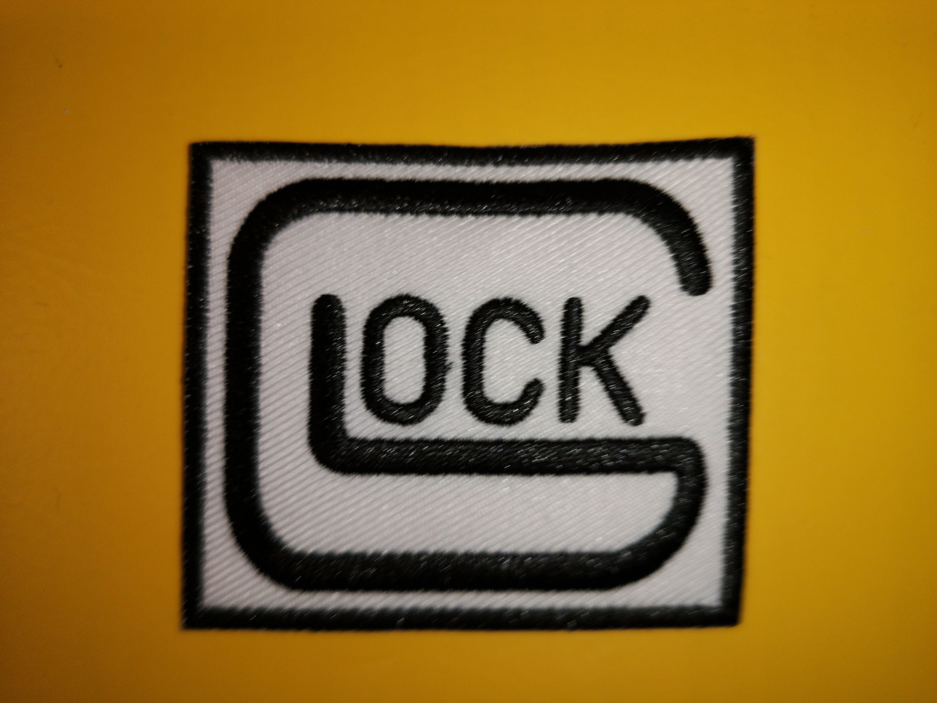 Handmade Glock Embroidered Iron On Patch Size ONE SIZE - 1 Preview