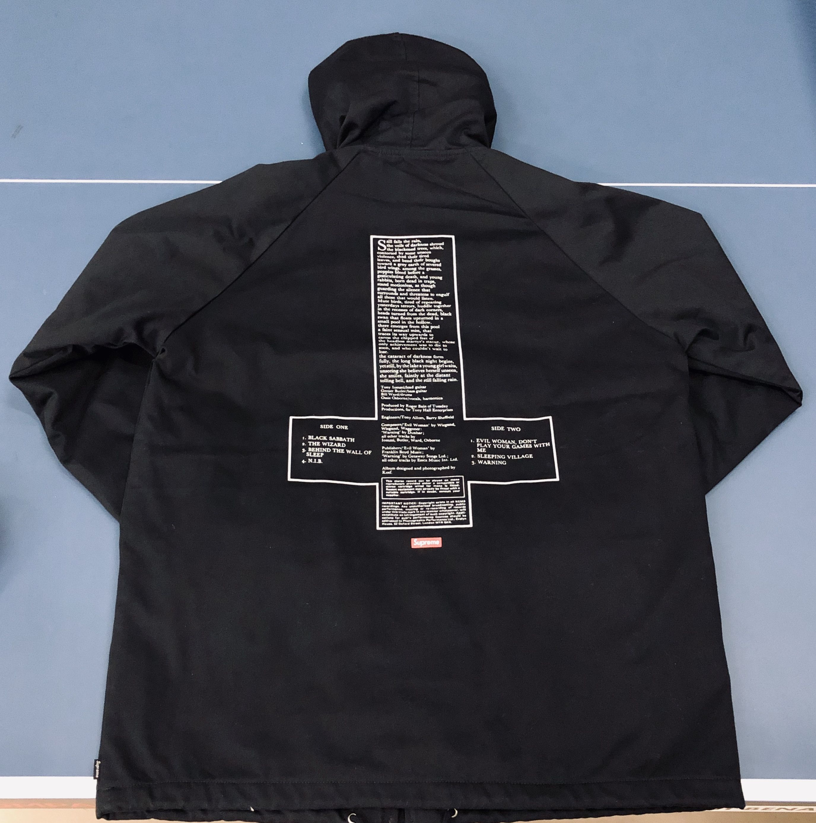 Supreme Black Sabbath Hooded | Grailed