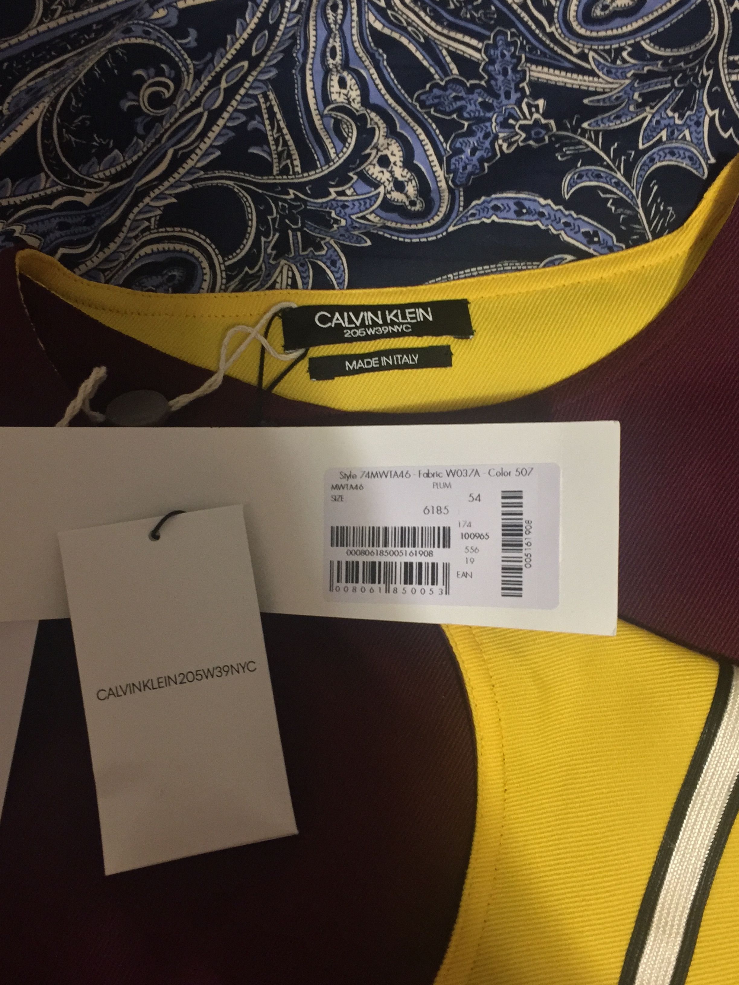 Calvin Klein 205W39NYC Burgundy Band Vest AW 17 Raf Simons Size US L / EU 52-54 / 3 - 4 Thumbnail