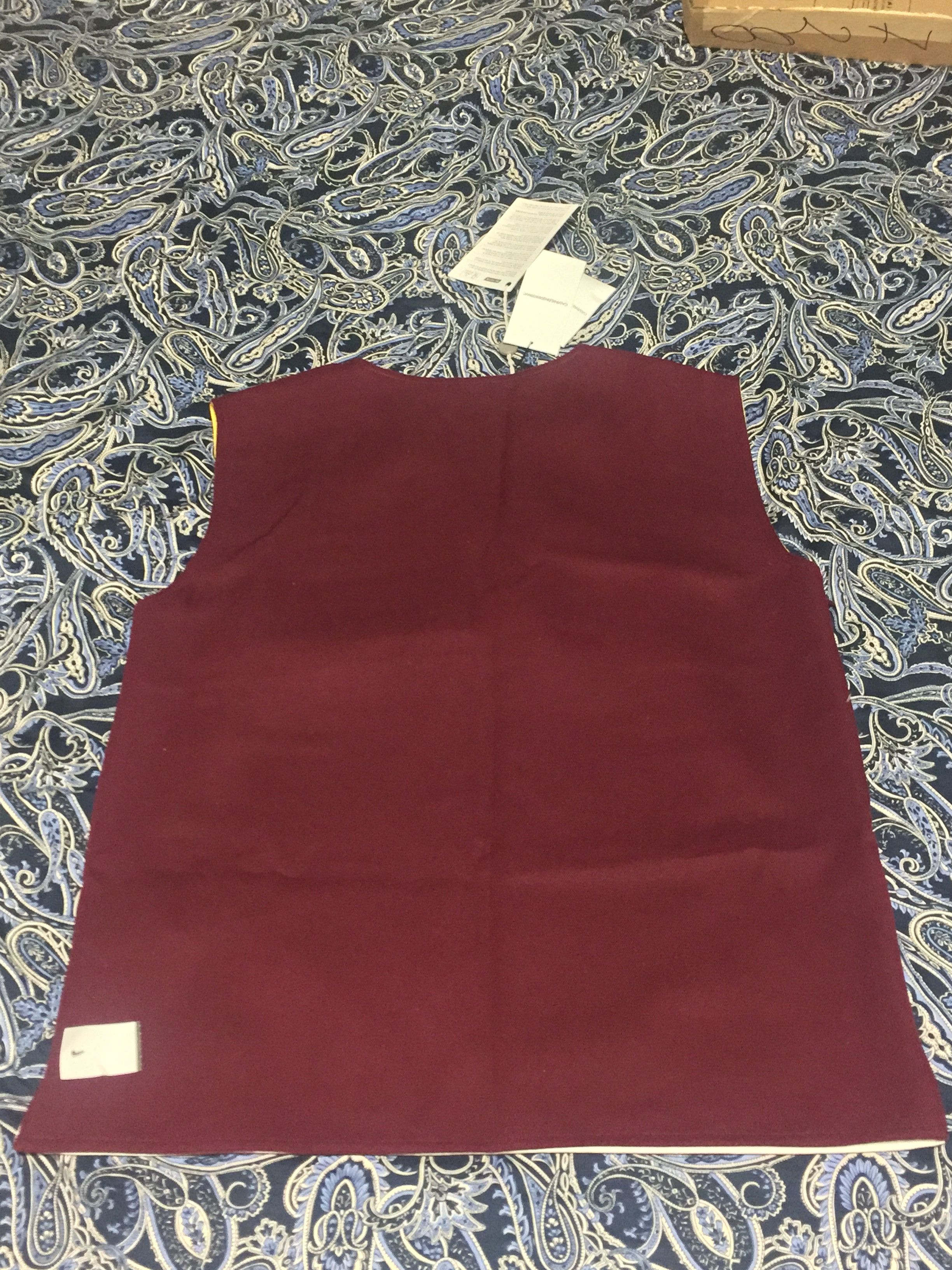 Calvin Klein 205W39NYC Burgundy Band Vest AW 17 Raf Simons Size US L / EU 52-54 / 3 - 3 Thumbnail
