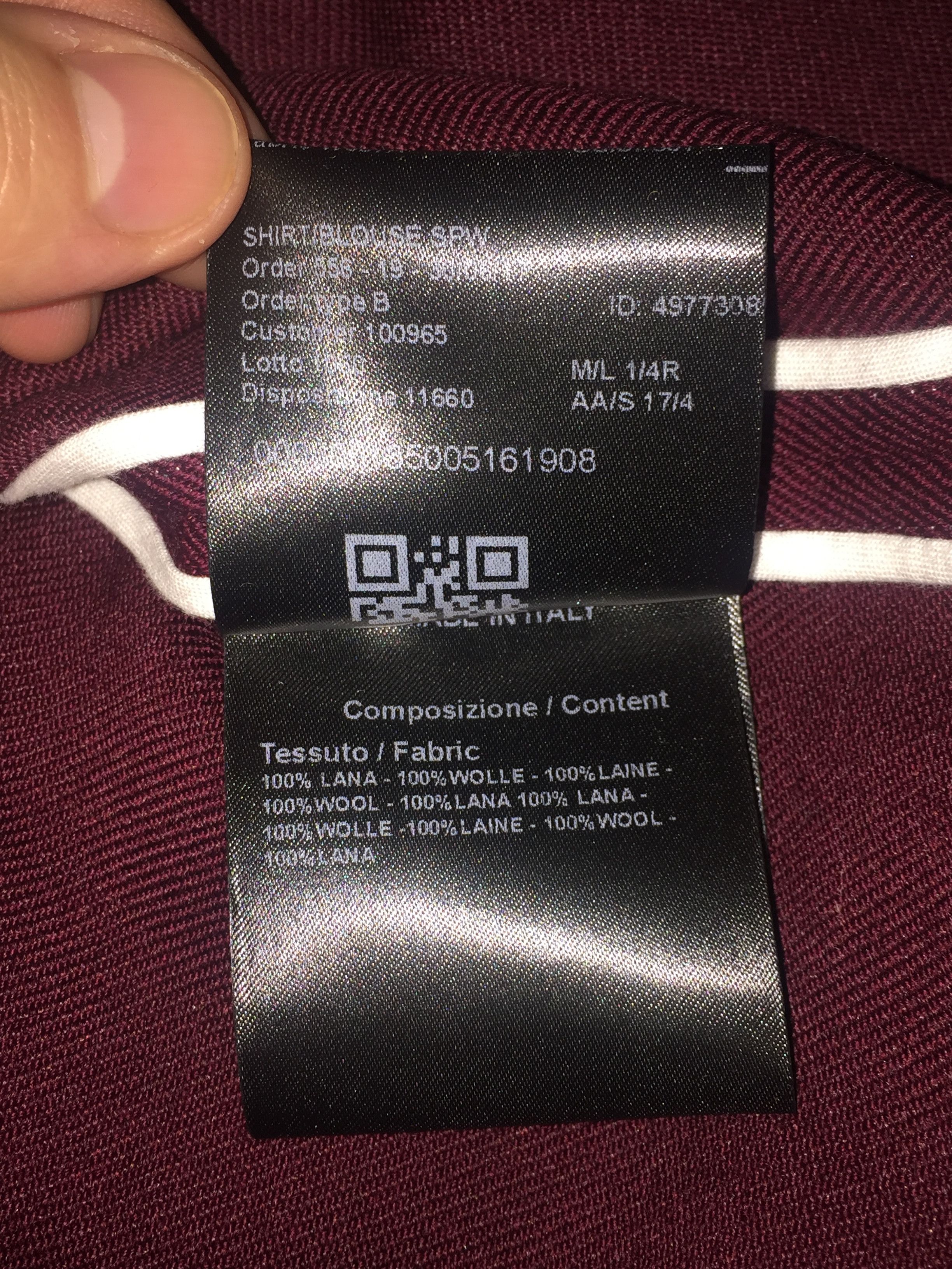 Calvin Klein 205W39NYC Burgundy Band Vest AW 17 Raf Simons Size US L / EU 52-54 / 3 - 6 Thumbnail