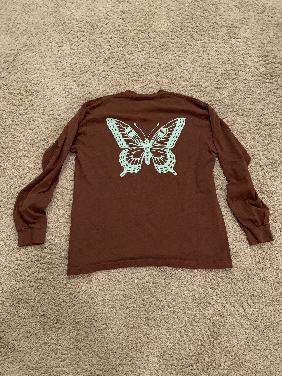 GDC BUTTERFLY L/S T-SHIRT brown L size