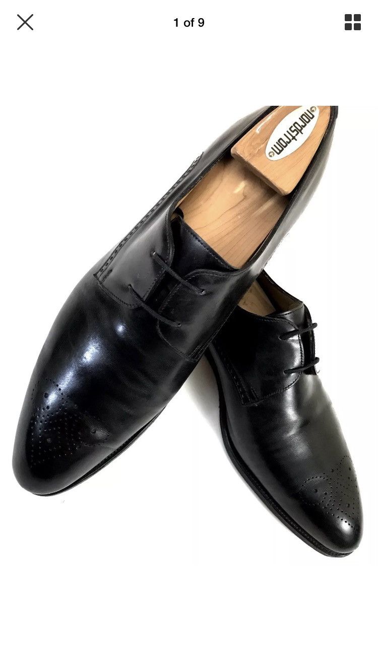JOHN LOBB MEN\'S BLACK OXFORD CHELMSFORD LEATHER John Lobb JOHN LOBB MEN main image 4