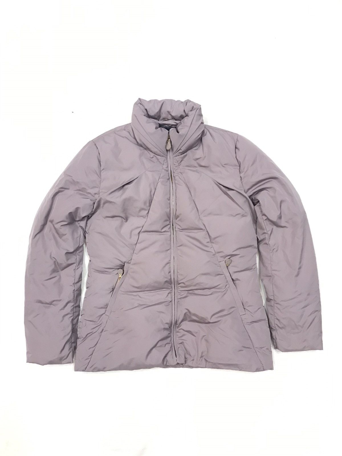 Salvatore Ferragamo SALVATORE FERRAGAMO QUILTED GOOSE DOWN PUFFER JACKET SNOW Size US XXS / EU 40 - 1 Thumbnail